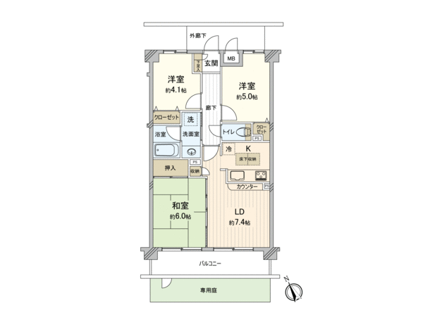 グリーンビレッジ市川 間取り グリーンビレッジ市川 間取り