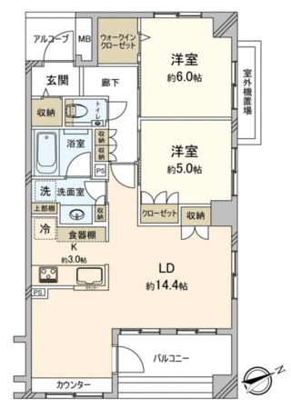 エクセレントシティ市川駅南 間取り エクセレントシティ市川駅南 間取り