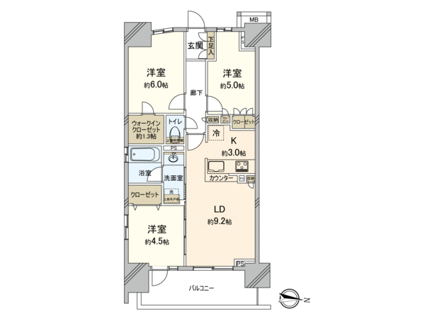 クレストシティ木場 間取り クレストシティ木場 間取り
