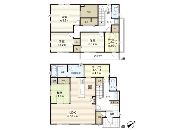 印西市草深 戸建 間取り 印西市草深 戸建 間取り