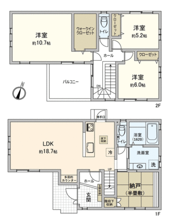 柏市豊四季 戸建 間取り 柏市豊四季 戸建 間取り