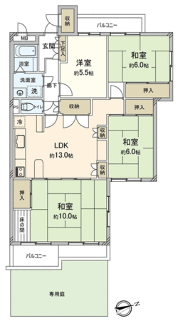 ハイツ柏 間取り ハイツ柏 間取り