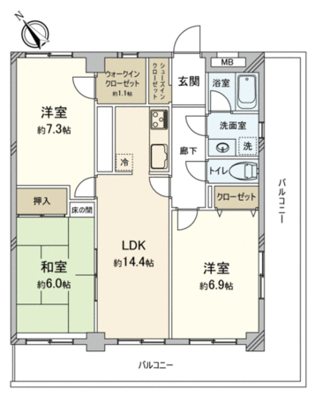 メイツ柏 間取り メイツ柏 間取り
