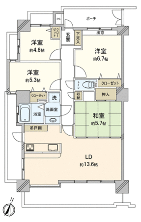 グリーンビレッジ北柏駅前 間取り グリーンビレッジ北柏駅前 間取り