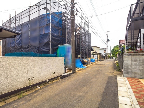 柏市西町 新築2号棟 前面道路 柏市西町 新築2号棟 前面道路