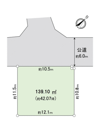 柏市新富町2丁目 土地 地形図 柏市新富町2丁目 土地 地形図