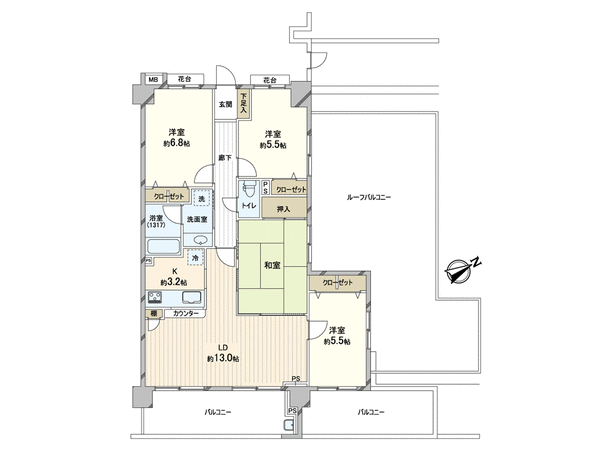 ライオンズマンション松戸胡録台 間取り ライオンズマンション松戸胡録台 間取り