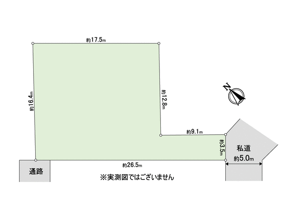 松戸市千駄堀 土地 地形図 松戸市千駄堀 土地 地形図