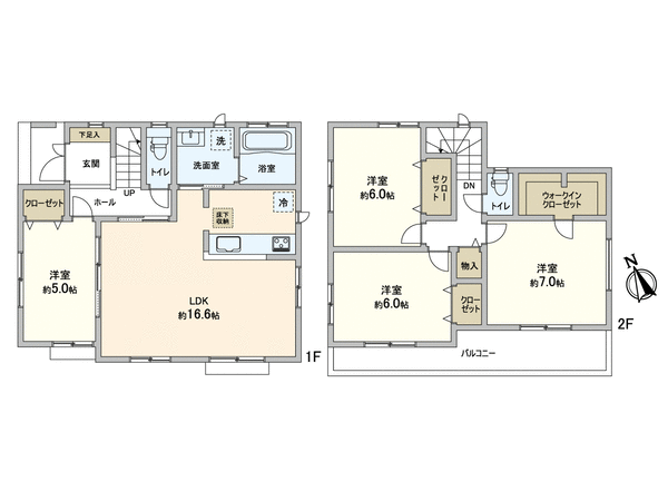 松戸市五香4丁目 戸建 間取り 松戸市五香4丁目 戸建 間取り