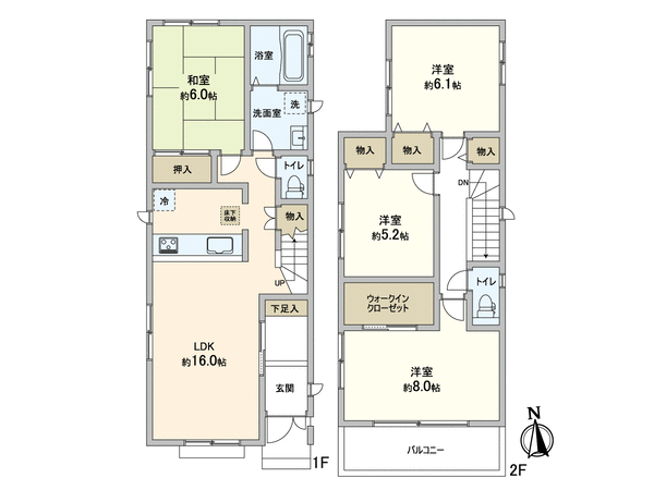 松戸市上本郷 戸建 間取り 松戸市上本郷 戸建 間取り