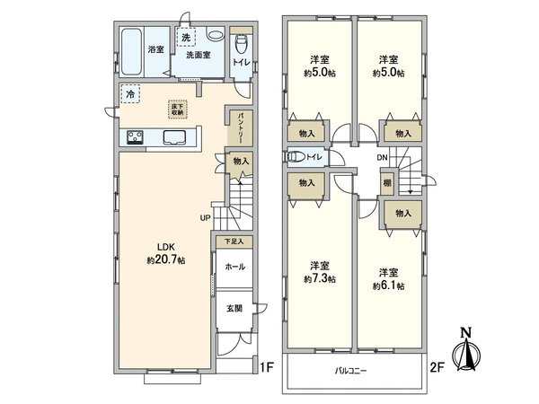 松戸市上本郷 戸建 間取り 松戸市上本郷 戸建 間取り