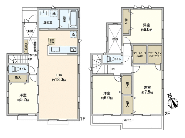 市川市北国分4丁目 戸建 間取り 市川市北国分4丁目 戸建 間取り