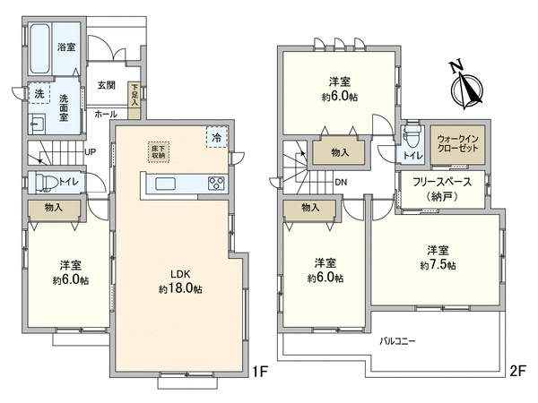 市川市北国分4丁目 戸建 間取り 市川市北国分4丁目 戸建 間取り