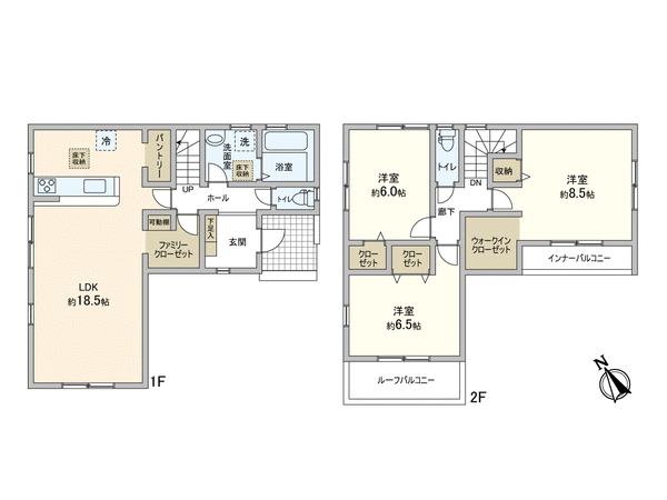松戸市松戸新田 戸建 間取り 松戸市松戸新田 戸建 間取り