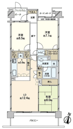 コスモ北小金 間取り コスモ北小金 間取り