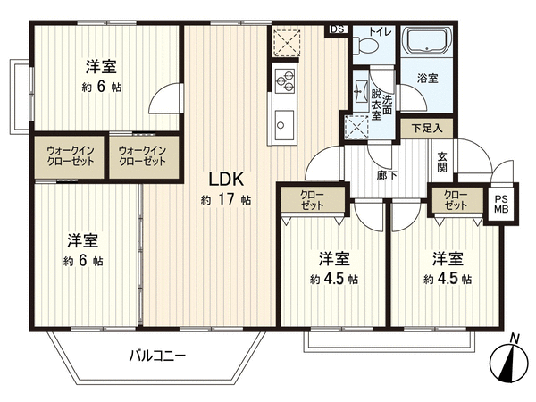 北小金ハイツ A棟 間取り 北小金ハイツ A棟 間取り