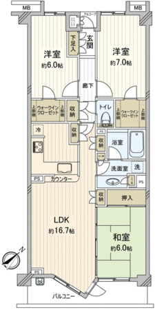 ラヴィドール北小金 間取り ラヴィドール北小金 間取り