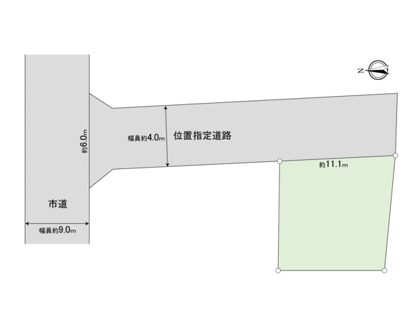 龍ケ崎市川余郷 土地 地形図 龍ケ崎市川余郷 土地 地形図