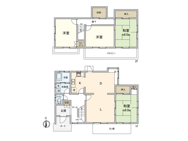 取手市西1丁目 戸建 間取り 取手市西1丁目 戸建 間取り