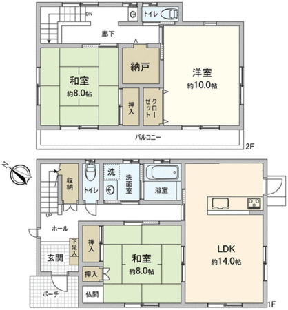 守谷市百合ケ丘3丁目 戸建 間取り 守谷市百合ケ丘3丁目 戸建 間取り