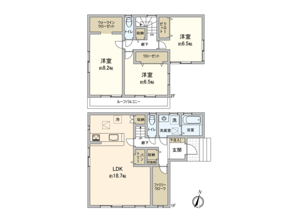 春日部市豊町5丁目 間取り 春日部市豊町5丁目 間取り