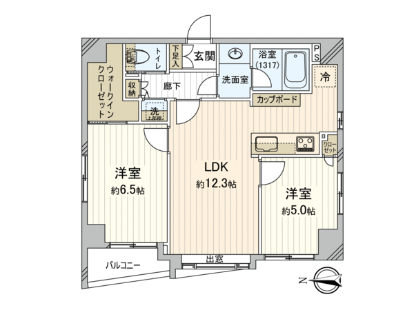 八丁堀アムフラット 間取り 八丁堀アムフラット 間取り