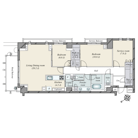 THE SANMAISON表参道 間取り THE SANMAISON表参道 間取り