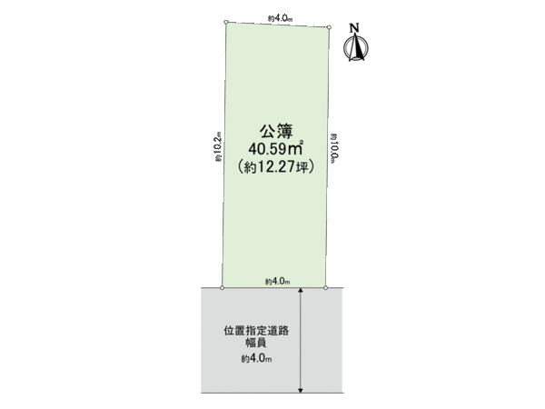 高円寺南5丁目 売地 地形図 高円寺南5丁目 売地 地形図