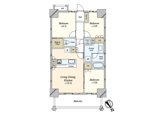 BEACON Tower Residence 間取り BEACON Tower Residence 間取り
