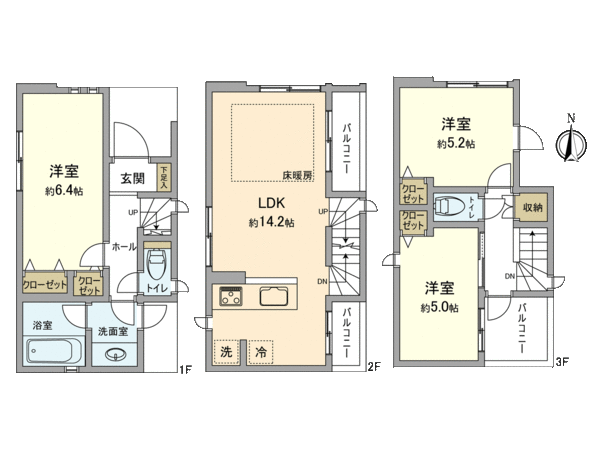 木月祇園町 戸建 間取り 木月祇園町 戸建 間取り