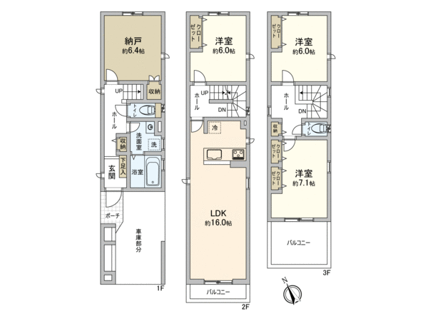 上末吉5丁目 中古戸建 間取り 上末吉5丁目 中古戸建 間取り