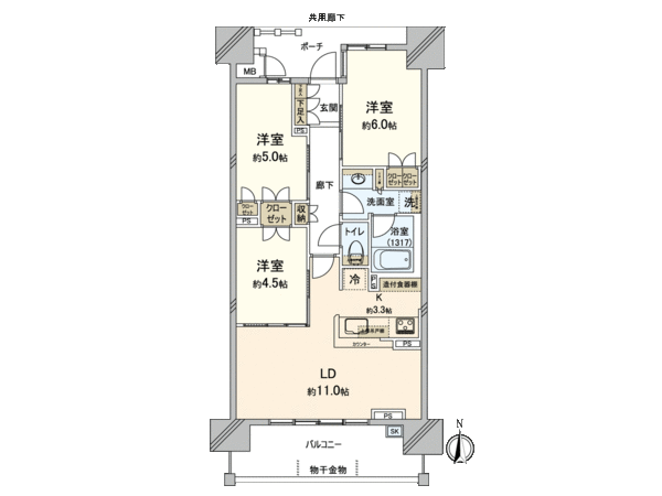 パークホームズ川崎大師表参道 間取り パークホームズ川崎大師表参道 間取り
