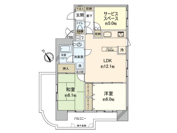 ヴェリィ川崎貝塚 間取り ヴェリィ川崎貝塚 間取り