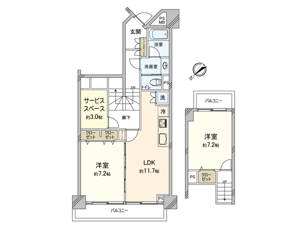 川崎河原町分譲共同ビル 14号棟 間取り 川崎河原町分譲共同ビル 14号棟 間取り