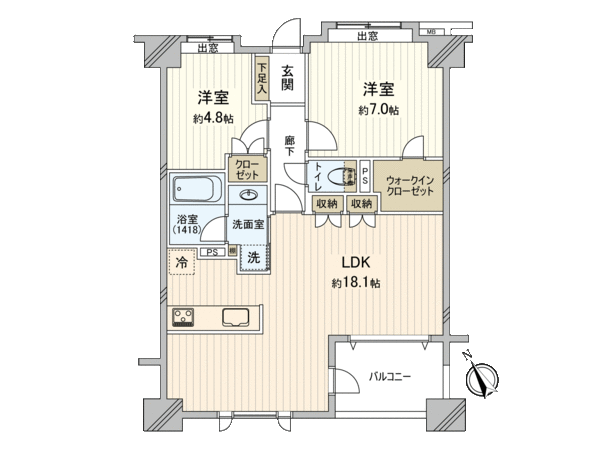 グランシティ川崎2 間取り グランシティ川崎2 間取り