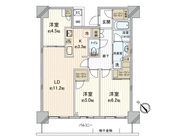 リヴァリエ C棟 間取り リヴァリエ C棟 間取り