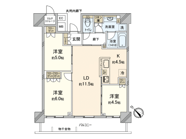 リヴァリエ C棟 間取り リヴァリエ C棟 間取り