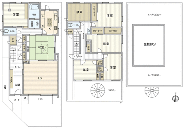 葛飾区南水元1丁目戸建 間取り 葛飾区南水元1丁目戸建 間取り
