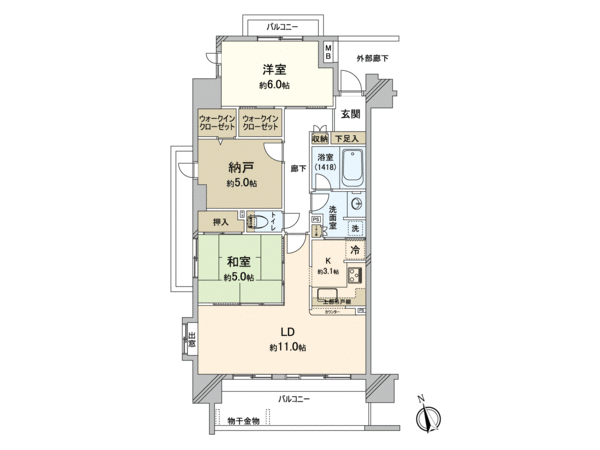 レーベンハイム町屋フォルシエーロ 間取り レーベンハイム町屋フォルシエーロ 間取り