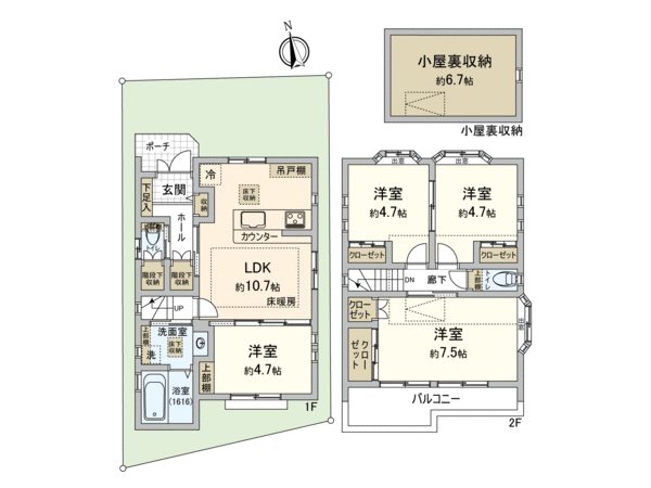 足立区梅田2丁目 戸建 間取り 足立区梅田2丁目 戸建 間取り