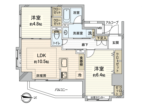 ランドステージ北千住ジョイスクエア 間取り ランドステージ北千住ジョイスクエア 間取り