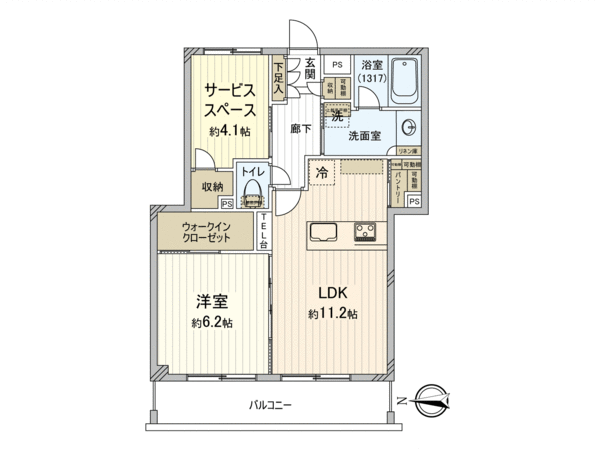 ヴェラハイツ北千住 間取り ヴェラハイツ北千住 間取り