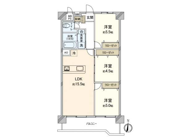 日商岩井綾瀬マンション 間取り 日商岩井綾瀬マンション 間取り