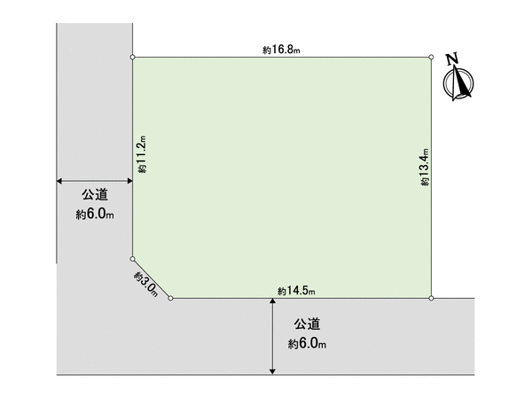 我孫子市中峠台 土地 地形図 我孫子市中峠台 土地 地形図