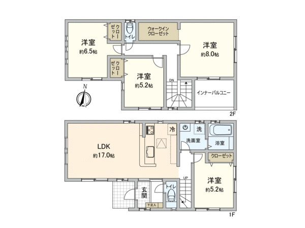 我孫子市天王台1丁目 6期新築戸建 間取り 我孫子市天王台1丁目 6期新築戸建 間取り