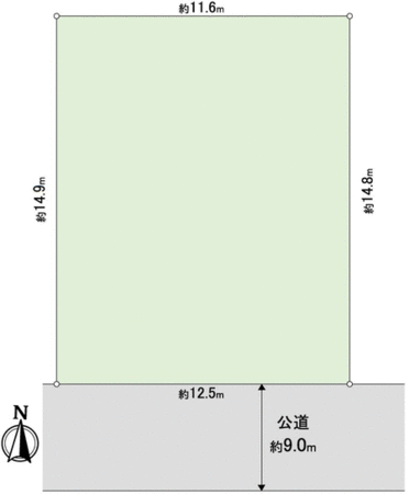 我孫子市南新木 土地 地形図 我孫子市南新木 土地 地形図