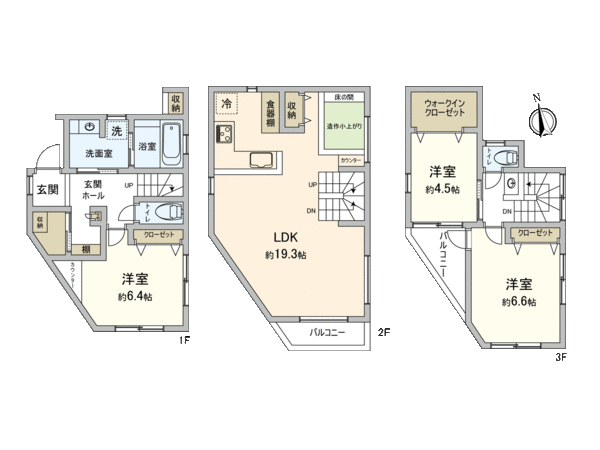 北千束3丁目戸建 間取り 北千束3丁目戸建 間取り