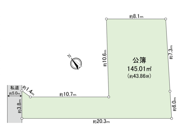 世田谷区瀬田1丁目 売地 地形図 世田谷区瀬田1丁目 売地 地形図