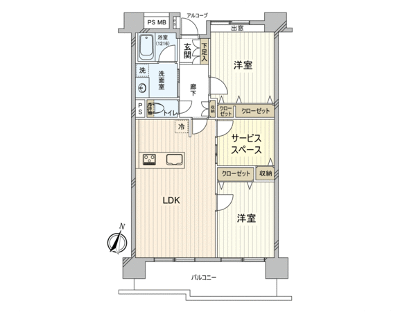 はなみずき通り北参番館 間取り はなみずき通り北参番館 間取り