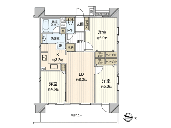 クリオ東浅草 間取り クリオ東浅草 間取り